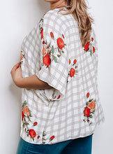 Load image into Gallery viewer, Off White Floral Cardigan
