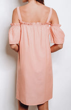 Load image into Gallery viewer, Peach Denim Dress
