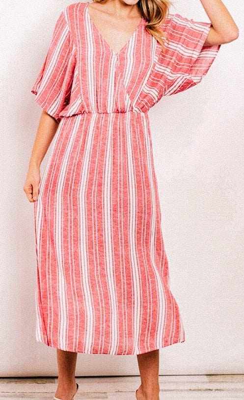 Red Stripe Dress