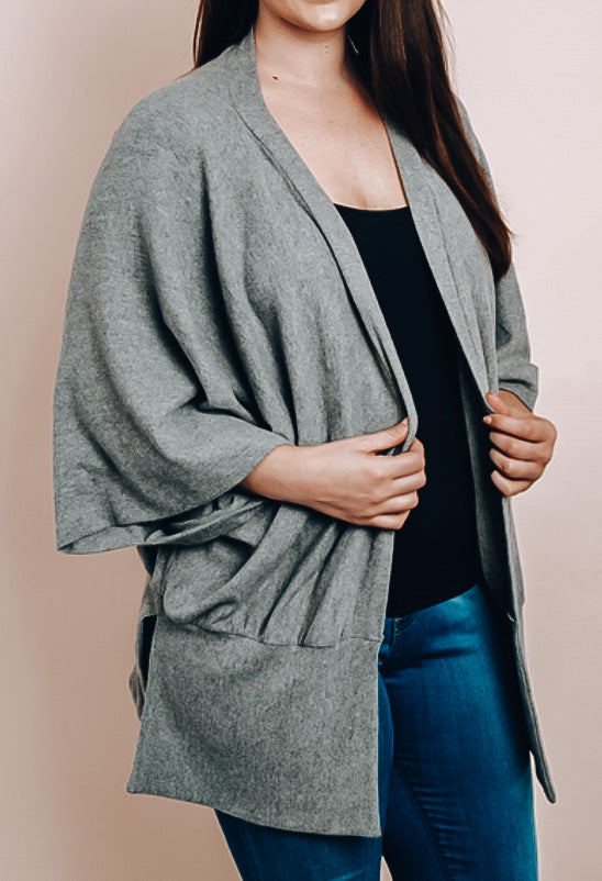 Gray Cardigan