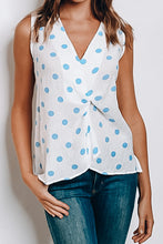 Load image into Gallery viewer, Polka Dot Sleeveless Top
