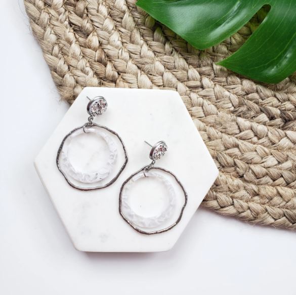 Spiffy & Splendid Silver Caroline Earrings