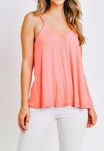 Load image into Gallery viewer, Coral Scoop Neck Cami
