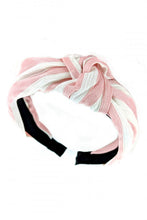 Load image into Gallery viewer, Striped Knotted Headband - Assorted Colors
