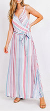 Load image into Gallery viewer, Multi-Color Striped Long Dress
