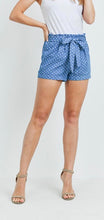 Load image into Gallery viewer, Blue Polka Dot Shorts
