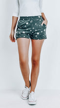 Load image into Gallery viewer, Charcoal Star Print Shorts
