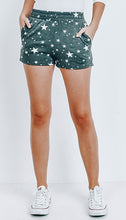 Load image into Gallery viewer, Charcoal Star Print Shorts
