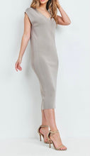 Load image into Gallery viewer, Taupe Midi Dress
