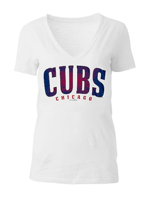 Chicago Cubs V-Neck T-Shirt