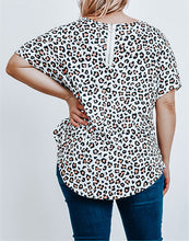 Load image into Gallery viewer, Orange Animal Print Top
