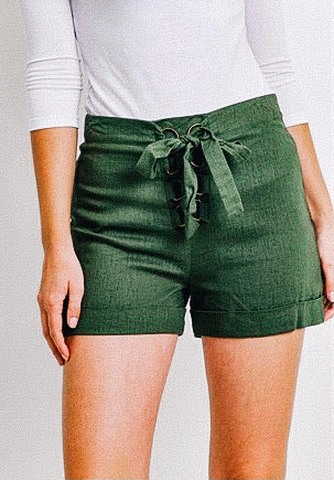 Moss Green Shorts