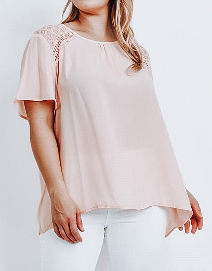 Blush Pink Top