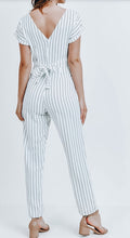 Load image into Gallery viewer, Off White Striped Jumpsuit
