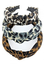 Load image into Gallery viewer, Animal Print Knotted Headband - Assorted Colors
