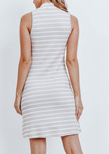 Load image into Gallery viewer, Blush and White Stripe Dress
