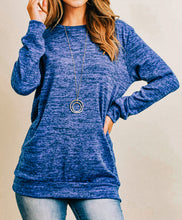 Load image into Gallery viewer, Two-Toned Blue Pullover
