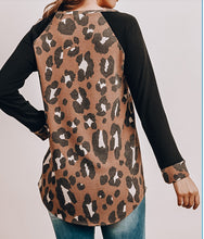 Load image into Gallery viewer, Brown and Black Leopard Print Top
